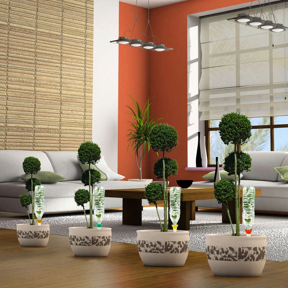 Cône D'Arrosage D'absence : Jardinière Violet - Pack 3+1 (gratuit) 4 Cône D'Arrosage D'absence : Jardinière Violet - Pack 3+1 (gratuit) – Image 4