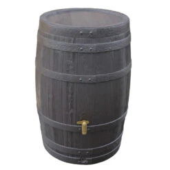Garantia Récupérateur D'eau "Tonneau Vino" Brun : L65xl65xH93cm - 250L