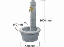 Graf Fontaine Roma Avec Robinet Laiton 3/4" -Karch Jardin Magasin 6453a708bfd330.01781403