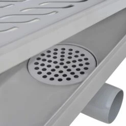 VIDAXL Drain De Douche Linéaire 730 X 140 Mm En Acier Inoxydable -Karch Jardin Magasin 645d59ead38130.84522686