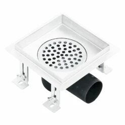VIDAXL Drain De Douche 15x15 Cm Acier Inoxydable -Karch Jardin Magasin 645d59f35f60b6.65397931