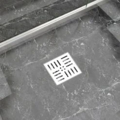VIDAXL Drain De Douche 15x15 Cm Acier Inoxydable -Karch Jardin Magasin 645d59f37dc792.24381417