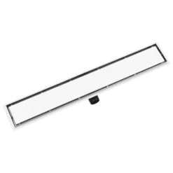 VIDAXL Drain De Douche Avec Couvercle 2 En 1 83x14 Cm Acier Inoxydable -Karch Jardin Magasin 645d59f66c43b3.53709405