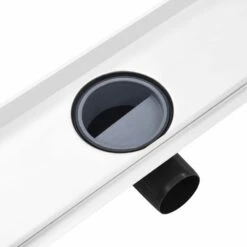 VIDAXL Drain De Douche Avec Couvercle 2 En 1 83x14 Cm Acier Inoxydable -Karch Jardin Magasin 645d59f66efae7.47813063