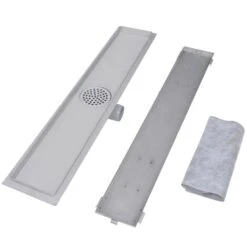 VIDAXL Drain De Douche Linéaire 2 Pcs 730 X 140 Mm Acier Inoxydable 11 VIDAXL Drain De Douche Linéaire 2 Pcs 730 X 140 Mm Acier Inoxydable -Karch Jardin Magasin 645d59f8a028c0.39210948