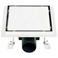 VIDAXL Drain De Douche Avec Couvercle 2 En 1 18x18 Cm Acier Inoxydable 10 VIDAXL Drain De Douche Avec Couvercle 2 En 1 18x18 Cm Acier Inoxydable -Karch Jardin Magasin 645d59fc324f60.99438903