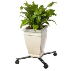 Nature Support Roulant Réglable Pour Plantes 4 Bras Métal Noir -Karch Jardin Magasin 64798cbe858ac2.65341330