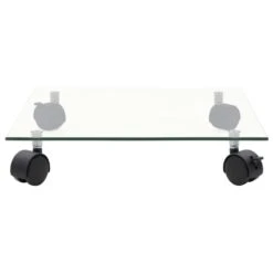 VIDAXL Supports Roulants à Plantes 4 Pcs 35x35 Cm Carré Verre Trempé -Karch Jardin Magasin 64798cbfe67974.47927884