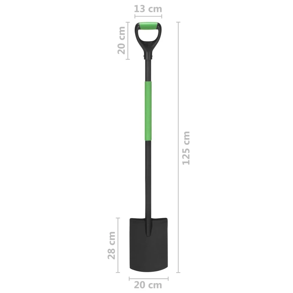 VIDAXL Bêche à Creuser De Jardin Avec Poignée En D Acier 7 VIDAXL Bêche à Creuser De Jardin Avec Poignée En D Acier – Image 7